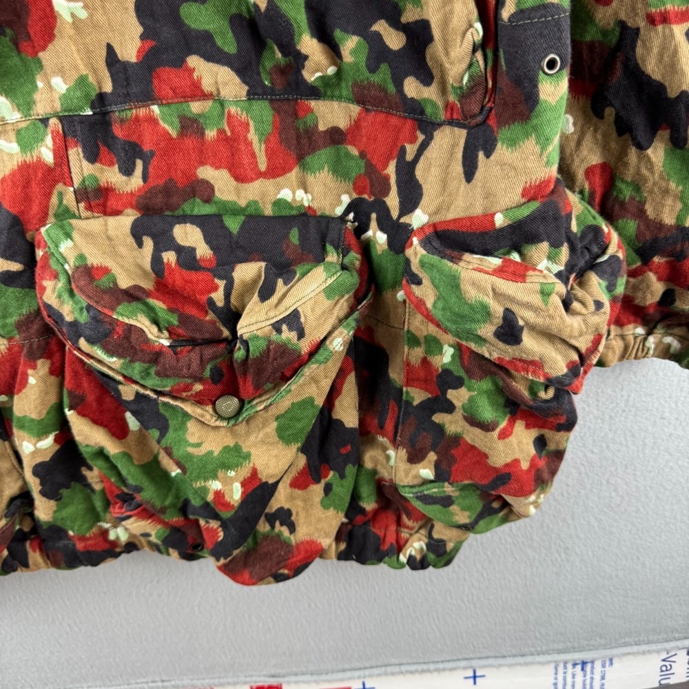 Vintage Swiss Army M70 Alpenflage Jacket Mens Fits Medium Lotta Pockets Hood - Picture 12 of 16